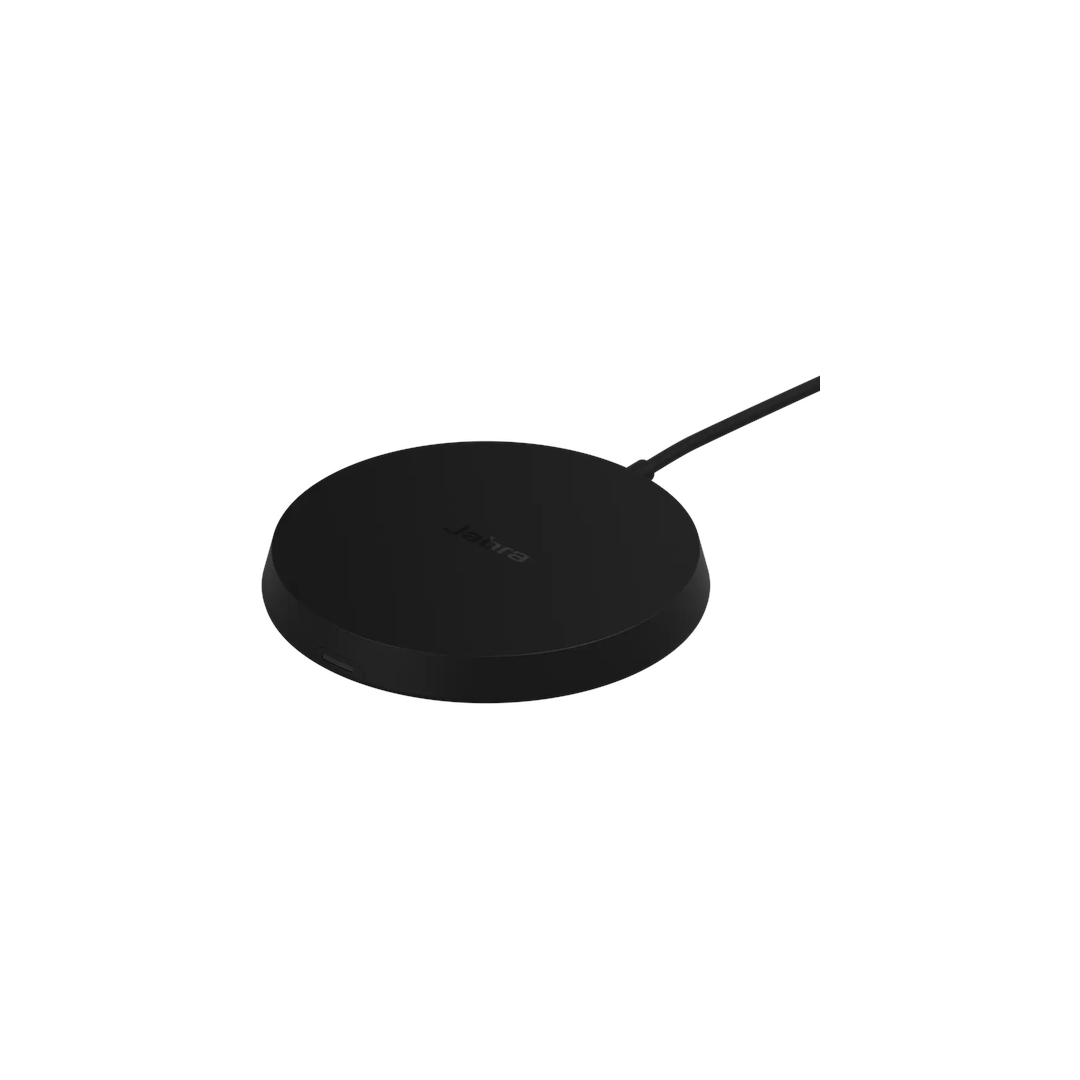 Jabra Evolve3 75 MS – USB-C with Dongle – Black (Wireless Charging Pad)