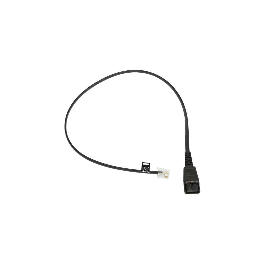 Jabra Link 180 Quick Disconnect (QD) Straight Bottom Cord