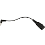 Jabra Quick Disconnect (QD) to 2.5 mm Jack Cord, With answer/end button