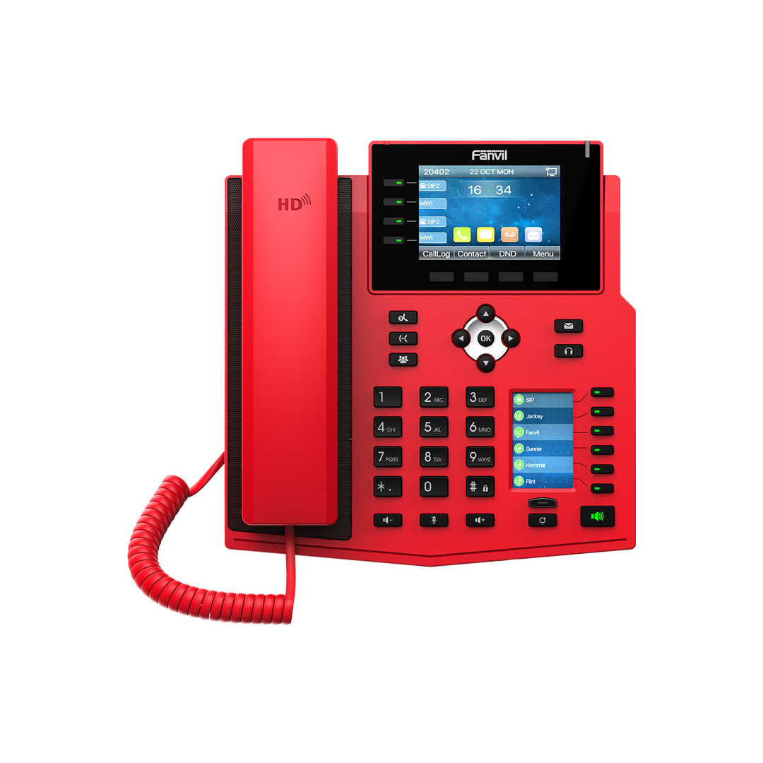 X5U-R Special Red IP Phone